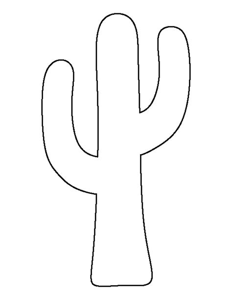 Cactus Printable Template